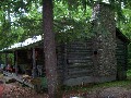 Authentic Handbuilt Hemlock Log Cabin Home